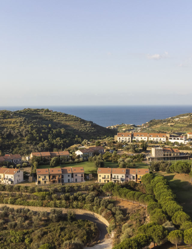 Vista dall'alto di Castellaro Apartments